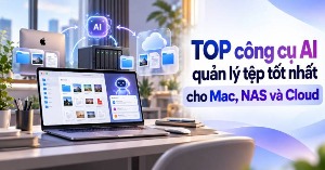 TOP công cụ AI quản lý tệp tốt nhất cho Mac, NAS và Cloud