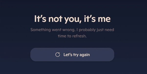 Lỗi “It’s Not You, It’s Me” Copilot