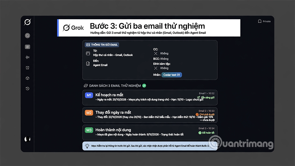 cách tạo grok bot email