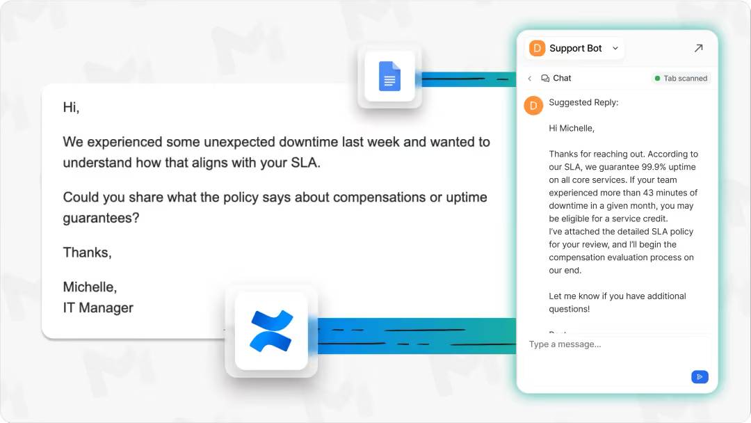 Extension eesel AI trên Chrome hỗ trợ soạn thảo phản hồi trong Gmail