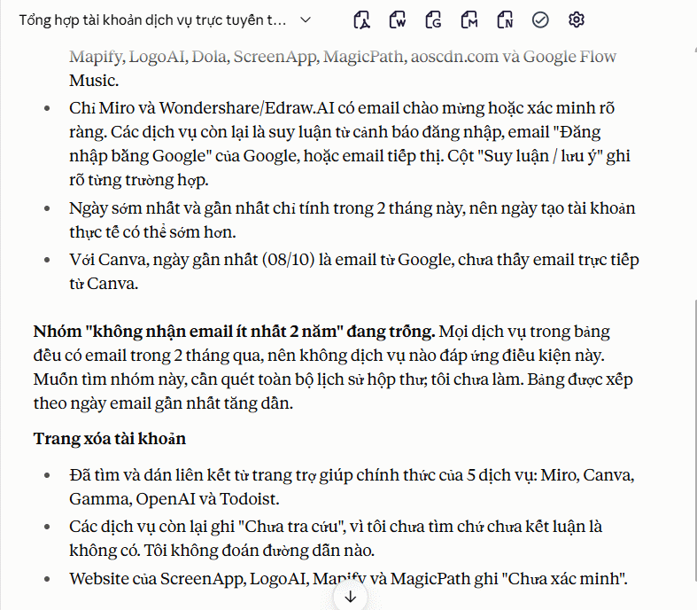 Tổng quát email đăng ký tài khoản trên Gmail 