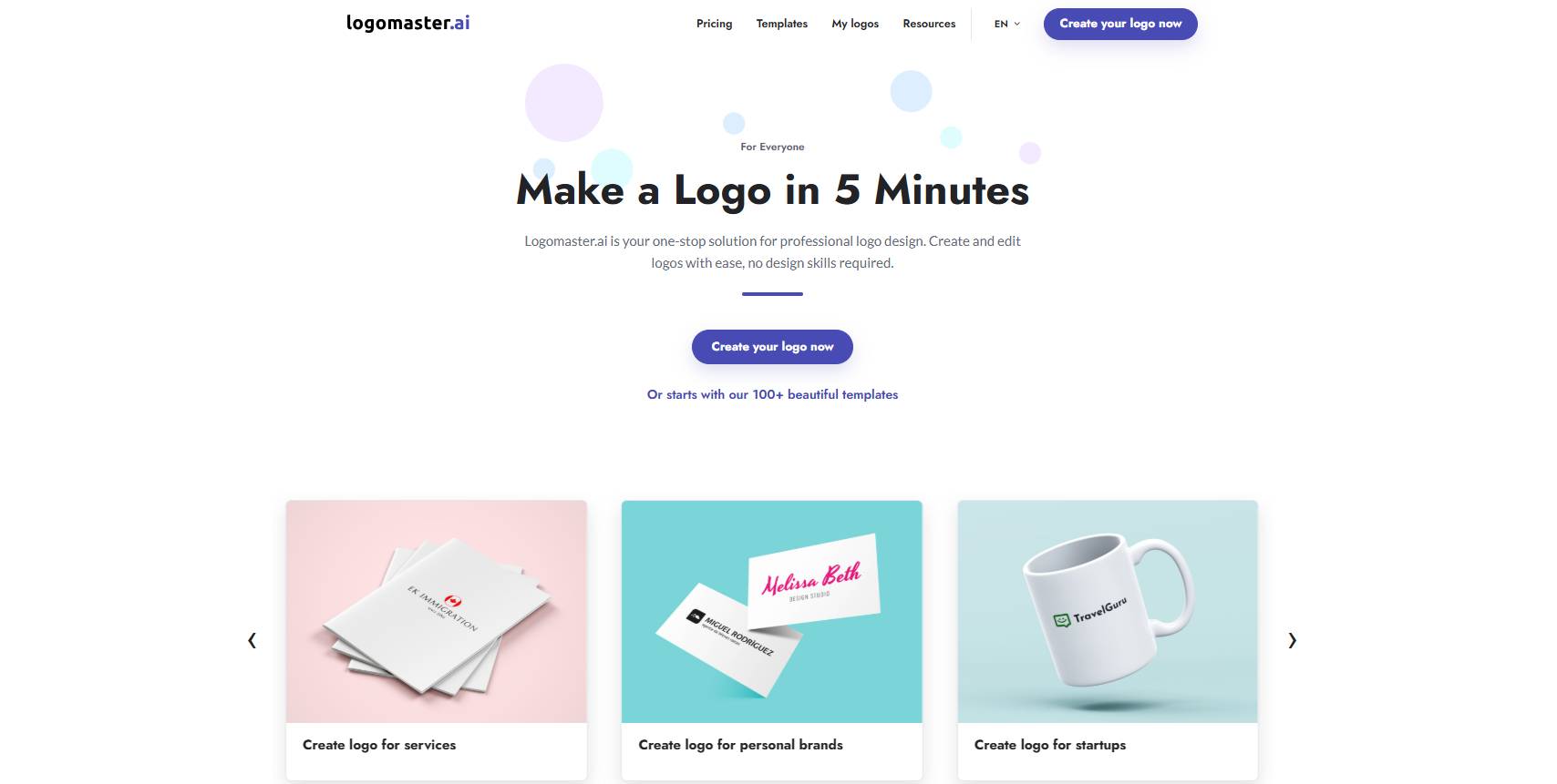 Công cụ tạo logo Logomaster.ai