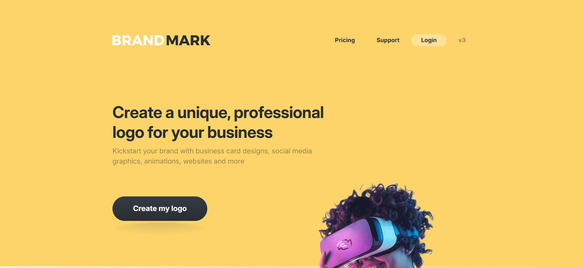 Công cụ tạo logo Brandmark.io
