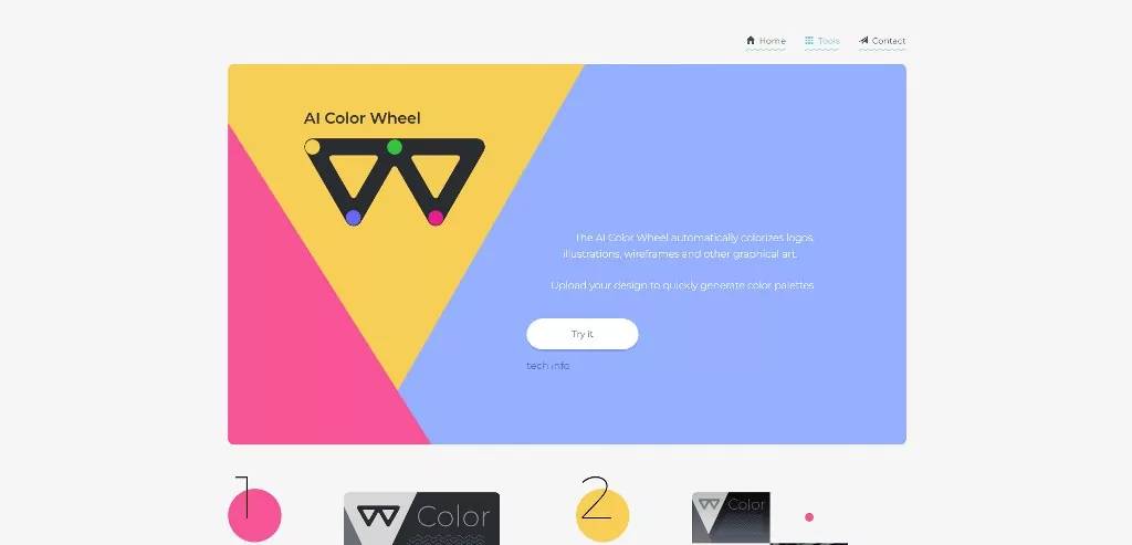 Trang web Brandmark Color Wheel Pro