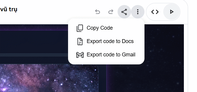 Canvas trong Google Search: Viết, lập kế hoạch và lập trình ứng dụng