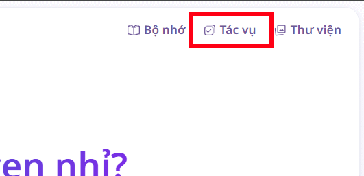 Tác vụ trên Canva AI