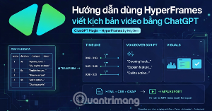Hướng dẫn dùng HyperFrames & ChatGPT tạo kịch bản làm video từ dữ liệu tải lên