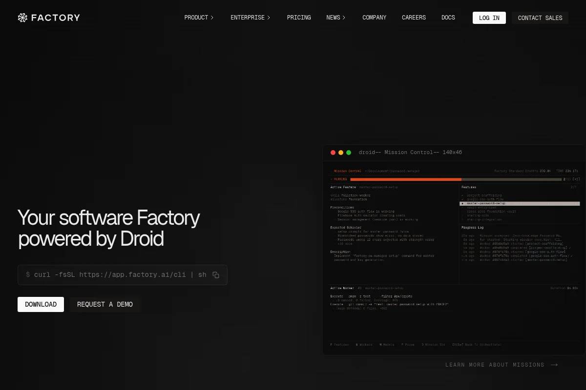 Factory - Nền tảng lập trình dựa trên hệ thống multi-agent