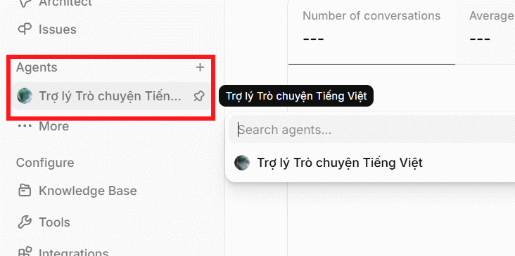 Truy cập Agent trên ElevenLabs
