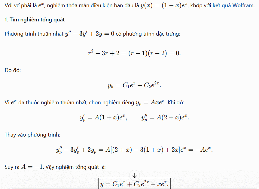 Sử dụng Wolfram giải toán nâng cao