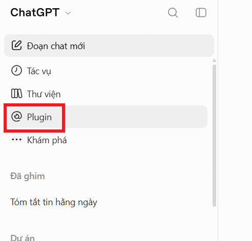 Plugin trên ChatGPT