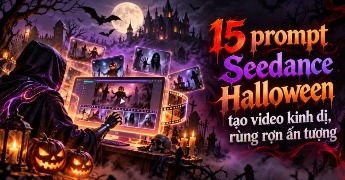 15 prompt Seedance Halloween tạo video kinh dị, rùng rợn ấn tượng 