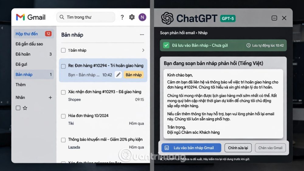 prompt Gmail ChatGPT