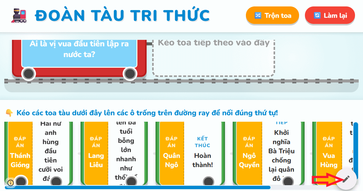 Giao diện website trên Google Sites