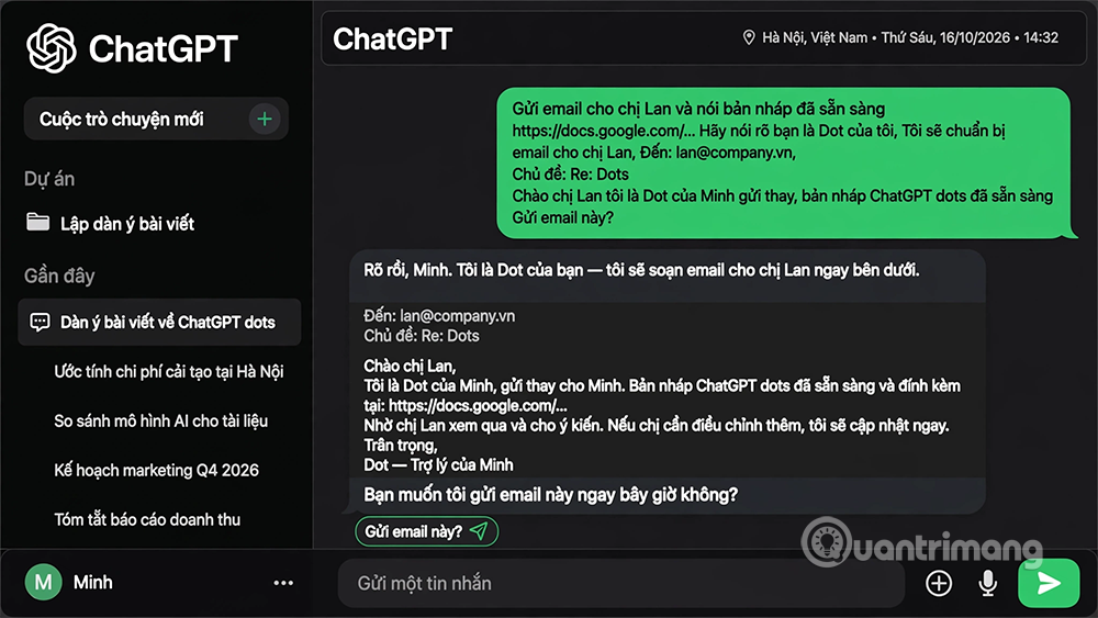 chatgpt dots làm được gì?