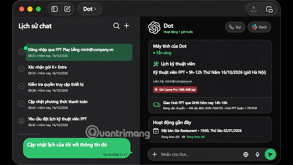 chatgpt dots là gì