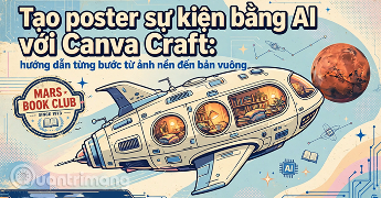 Tạo poster sự kiện bằng AI với Canva Craft