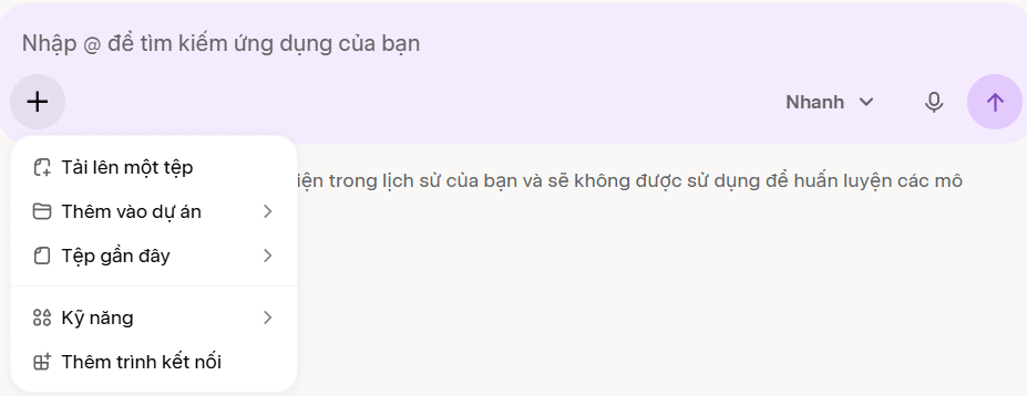 Giao diện chat riêng tư trên Grok máy tính