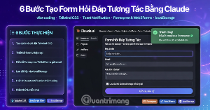 [Video] Hướng dẫn dùng Claude vibe coding tạo form hỏi đáp tương tác