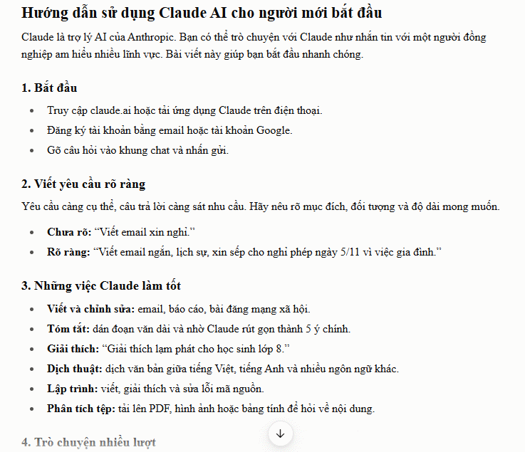 Không liên tục thêm yêu cầu để sửa câu trả lời của Claude