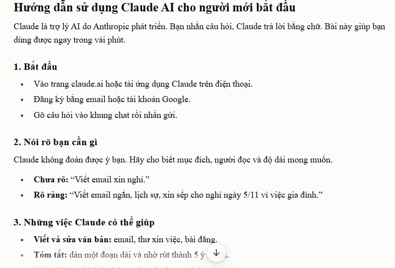Nói rõ những gì bạn không muốn Claude thực hiện