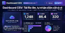 Vibecoding cách tạo Dashboard phân tích file CSV bằng Claude