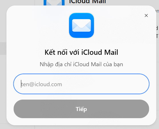 Địa chỉ iCloud Mail trên ChatGPT