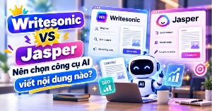 Writesonic vs Jasper: Nên chọn công cụ AI viết nội dung nào?