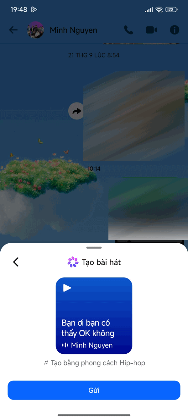 Bài hát tạo từ tin nhắn