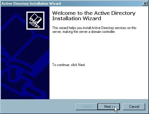 Trình cài đặt Active Directory